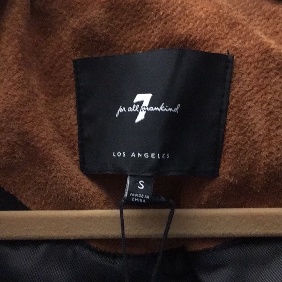 NWT 7 For All Mankind Suede Moto - cognac 🍁🍁🍁 - Picture 7 of 7
